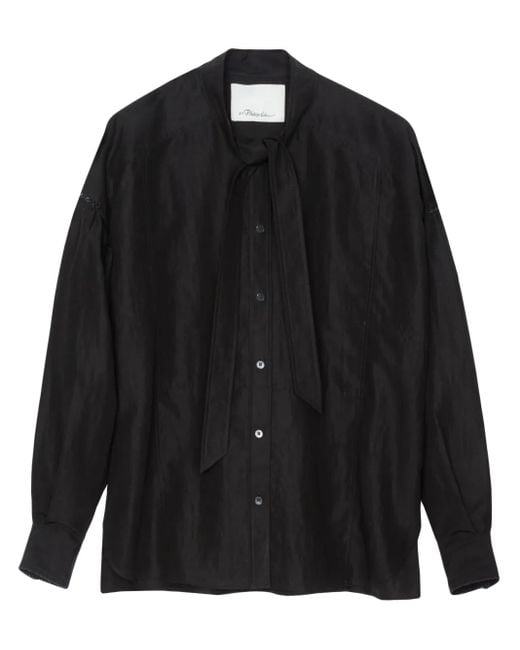 3.1 Phillip Lim Black Poplin Shirt