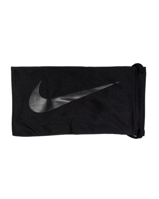 Nike Black Brazel Fuel Rectangle-Frame Sunglasses