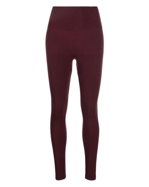 Wolford Aurora Footless Tights in Red (Purple) | Lyst