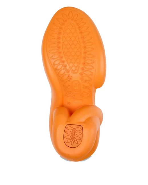 Camper Orange Kobarah Open-Toe Heeled Sandals