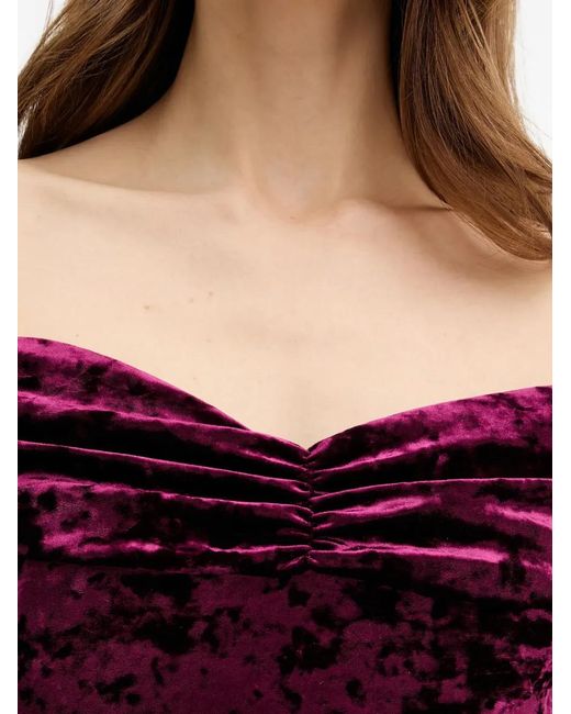 Guess Red Off-Shoulder Mini Dress