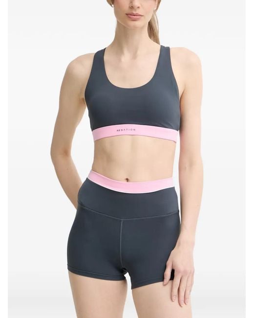 P.E Nation Blue Lumify Sports Bra