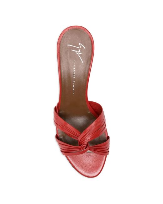 Giuseppe Zanotti Pink Knotted Sandals
