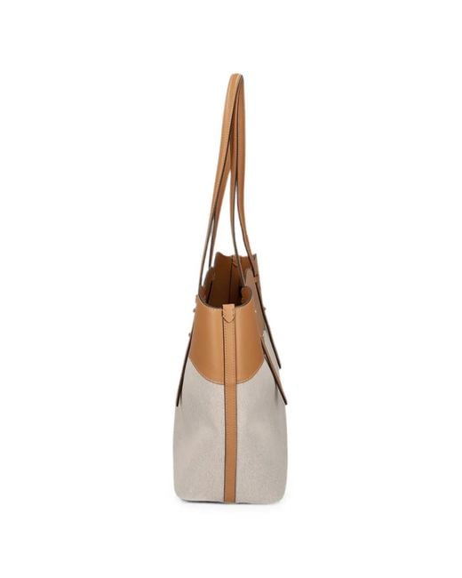 Kate Spade White Leather-Panel Shoulder Bag
