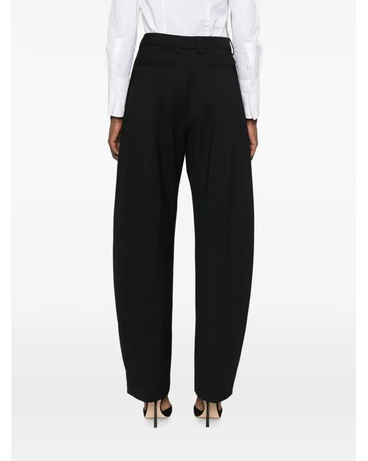 Thelatest Black E-Dina High-Waist Tailored Trousers
