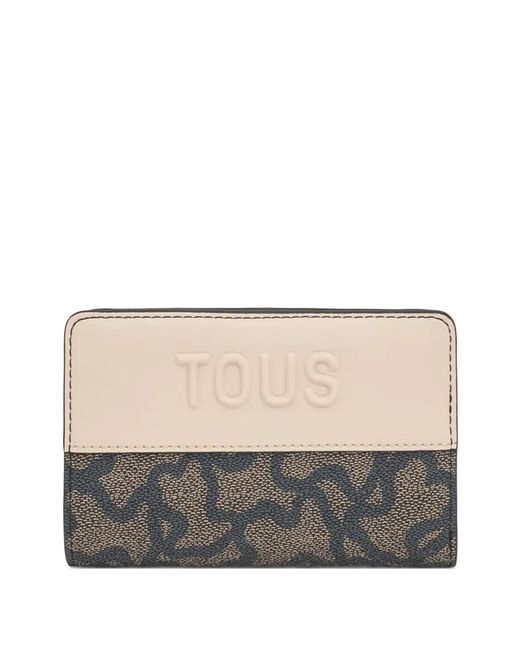 Portefeuille En Cuir À Motif Monogrammé Tous en coloris Gray