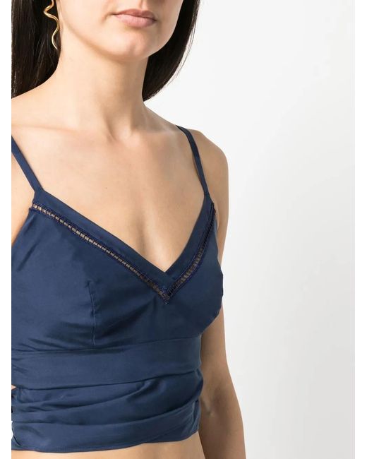 Alberta Ferretti Blue Top