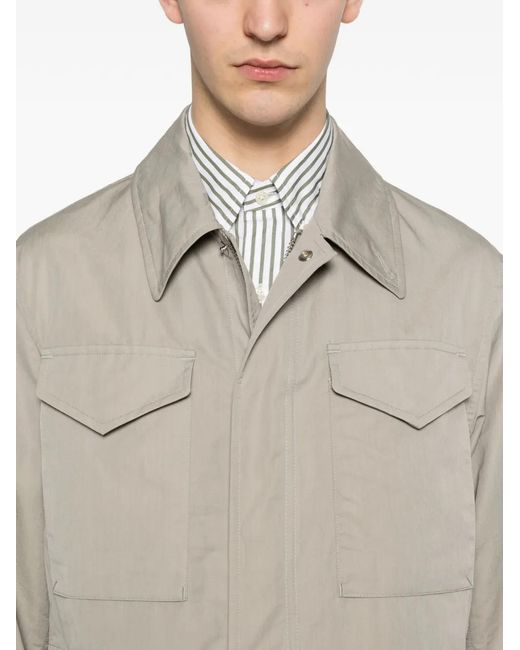 Eleventy Jacke Mit Aufgesetzten Taschen in White für Herren