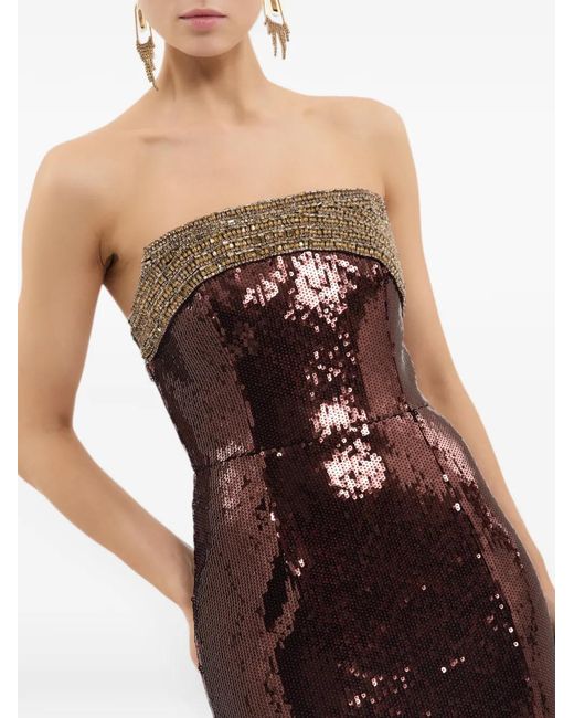 Rebecca Vallance Purple Glimmer Gown