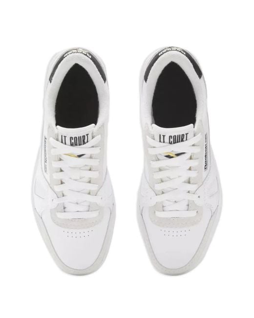 Reebok White Lt Court Sneakers