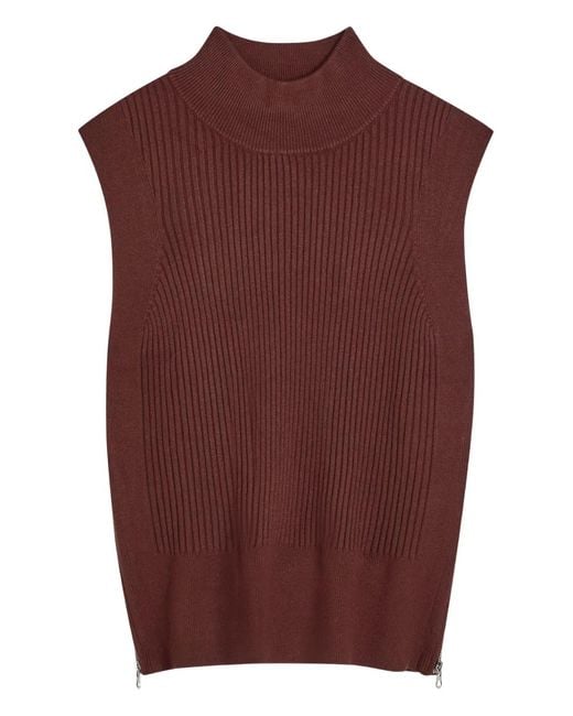 Varley Red Sleeveless Vest