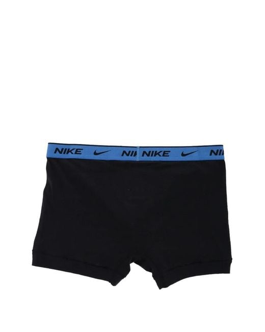 Nike Black Logo-Waistband Stretch-Cotton Boxers (Set Of Three) for men