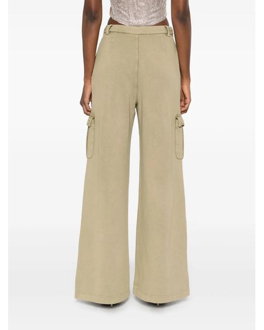 GIUSEPPE DI MORABITO Natural Cotton Cargo Trousers