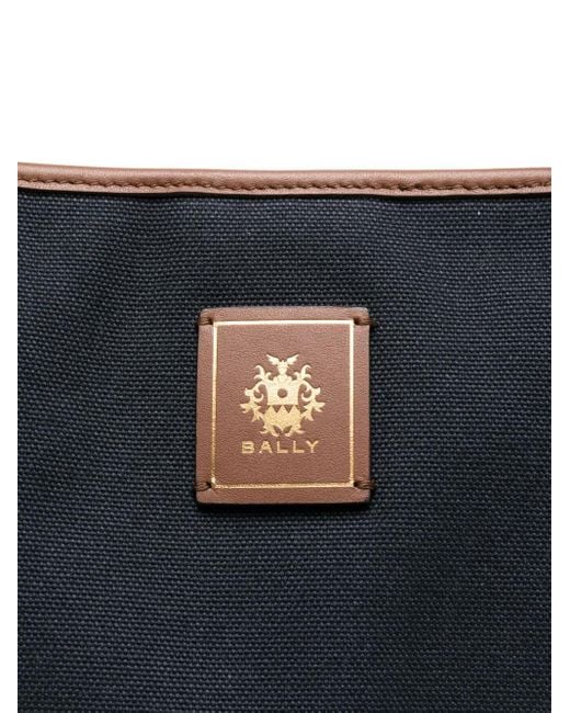 Borsa Tote A Righe di Bally in Black
