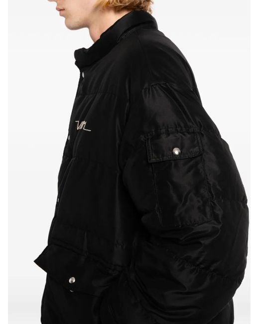 Visvim Black Doudoune Elias for men