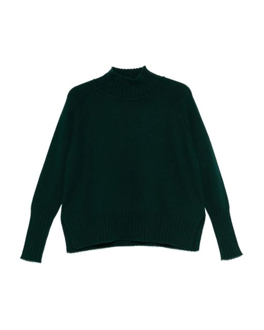 Maglione A Collo Alto di Be You in Green