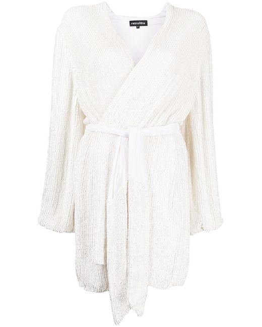 retrofete white sequin