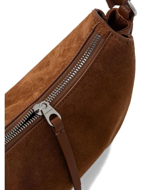 Coccinelle Brown Braided Handle Tote Bag