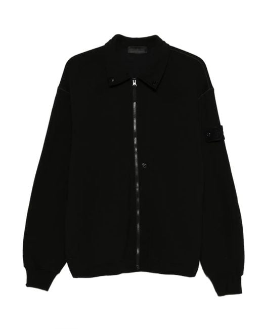 Stone Island Jack Met Ritssluiting in het Black voor heren