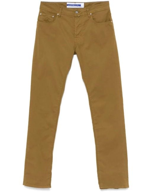 Jacob Cohen Natural Bard Trousers for men