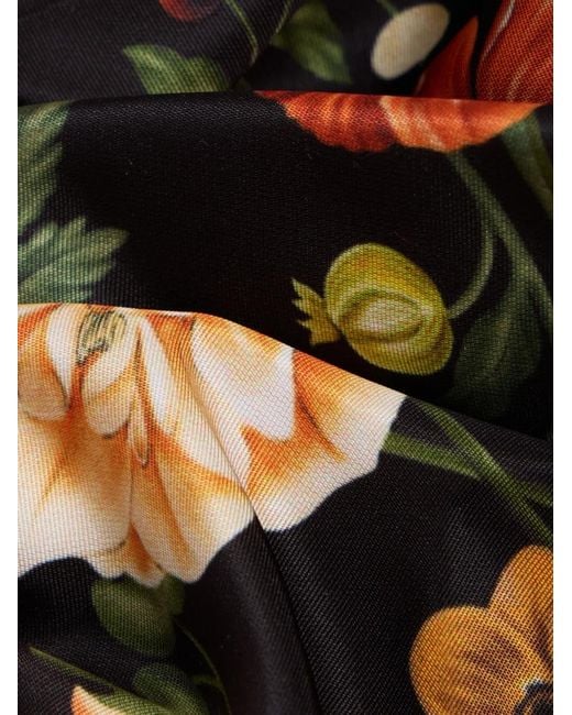 LaDoubleJ Black Giga Floral-Patterned Scrunchie