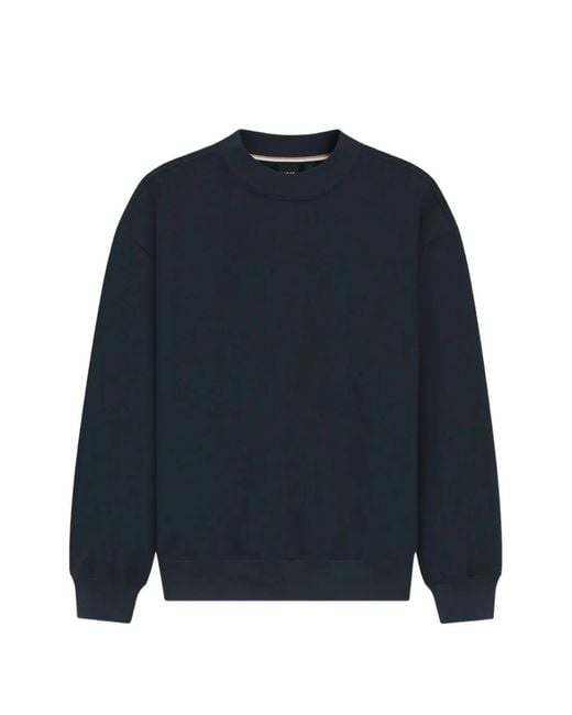 Boss Blue Crew-Neck Sweatshirt for men
