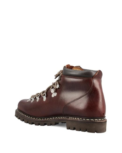 Paraboot Brown Avoriaz Leather Lace-Up Boots for men