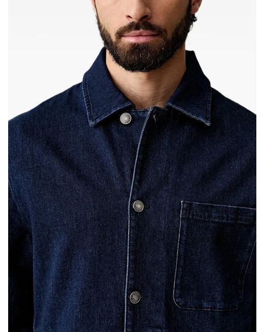 Joop! Blue Chest-Pocket Denim Jacket for men