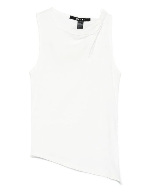 Ksubi White Asymmetrisches Tanktop