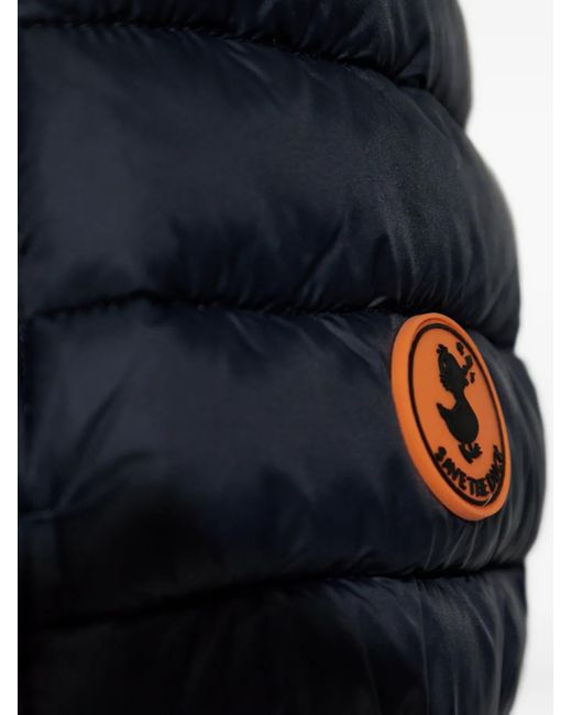 Save The Duck Blue Charlotte Padded Gilet