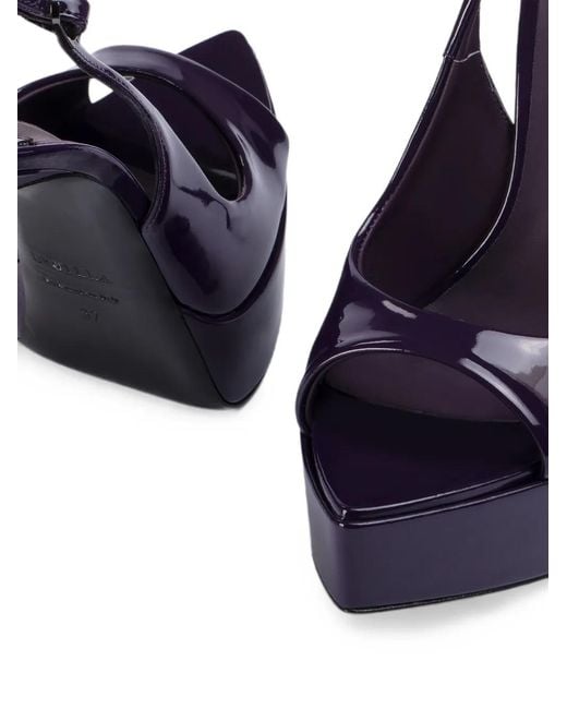 Le Silla Blue Uma Slingback Pumps