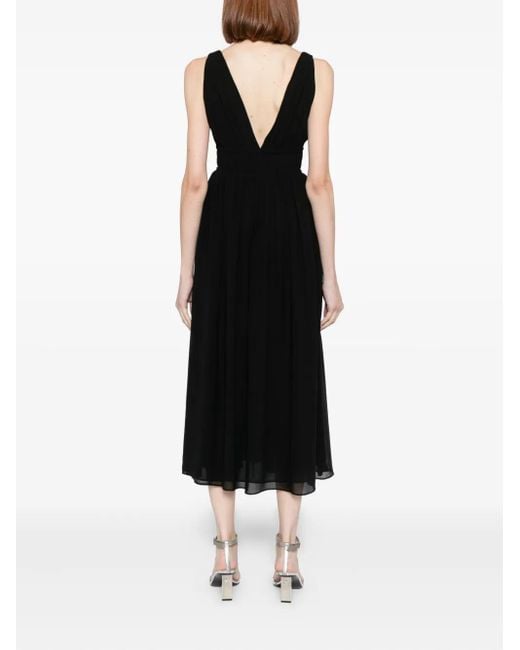 Vestido midi Amelie Cynthia Rowley de color Black