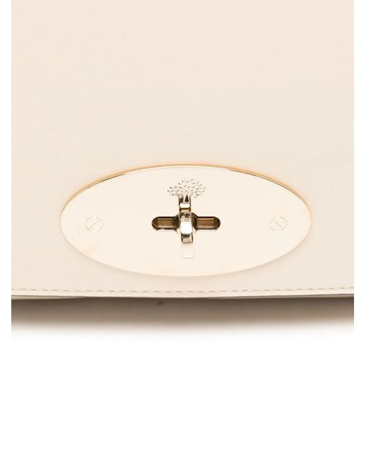 Mulberry Natural Lily Leather Clutch Bag