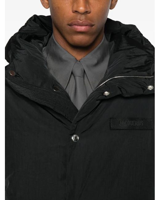 Plumífero Con Cuello Alto Jacquemus de hombre de color Black