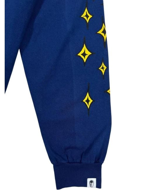 Warren Lotas Blue Long-Sleeve Sweatshirt for men