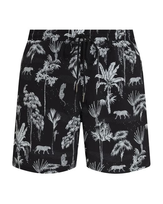 Lygia & Nanny Gil Badeshorts mit Print in Black für Herren