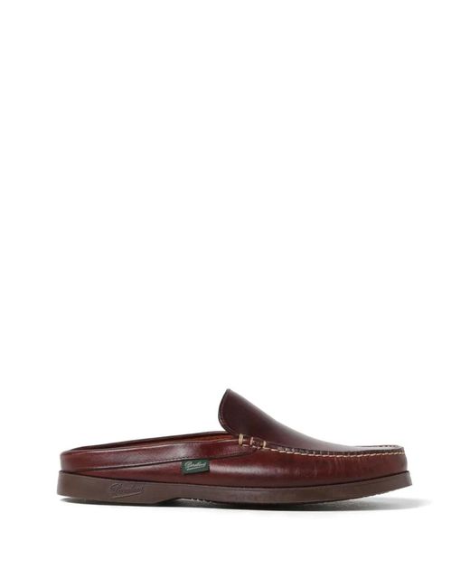 Paraboot Brown Bahamas Slip-On Mules for men