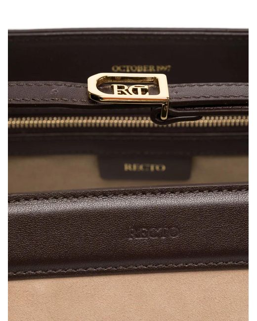 RECTO. Black Ibiza Cabas Bag