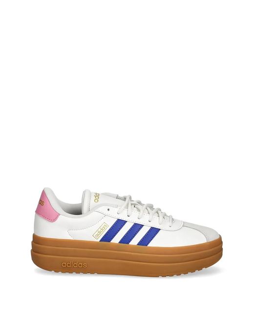 Adidas White Vl Court Bold Sneakers