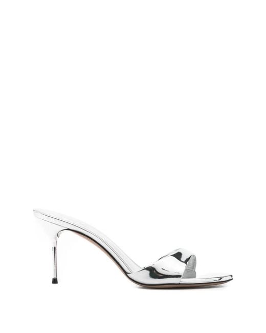 Paris Texas White Lidia Sandals