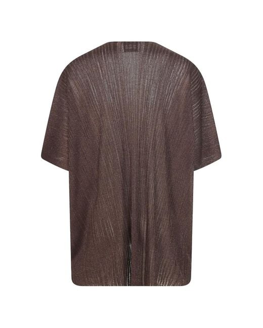 Alpha Studio Brown Open-Front Cardigan