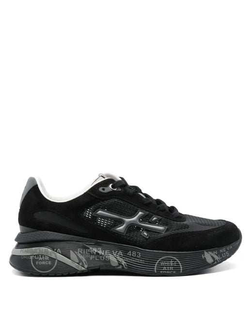 Premiata Black Moerun Sneakers for men