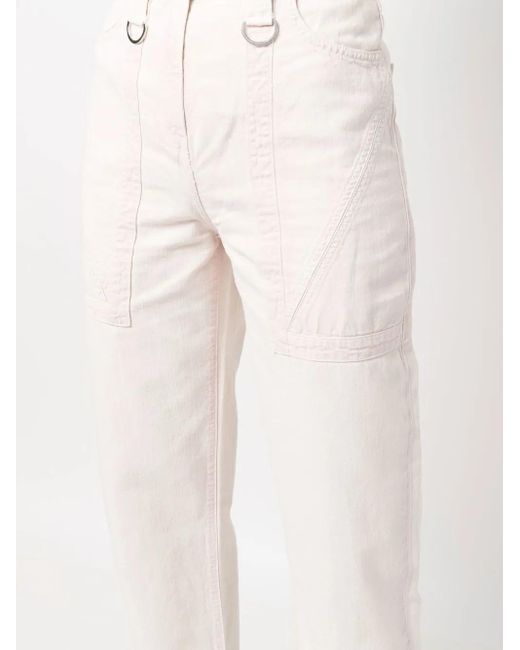 IRO White Liouquet Cropped Jeans