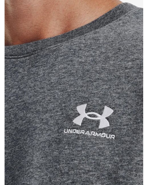 Under Armour Gray Logo-Print Sweatshirt for men