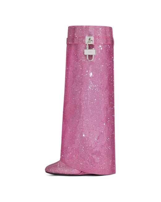 Givenchy Purple Bottines 'Shark Lock'