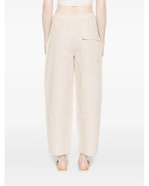 Marc O' Polo White Drawstring Trousers