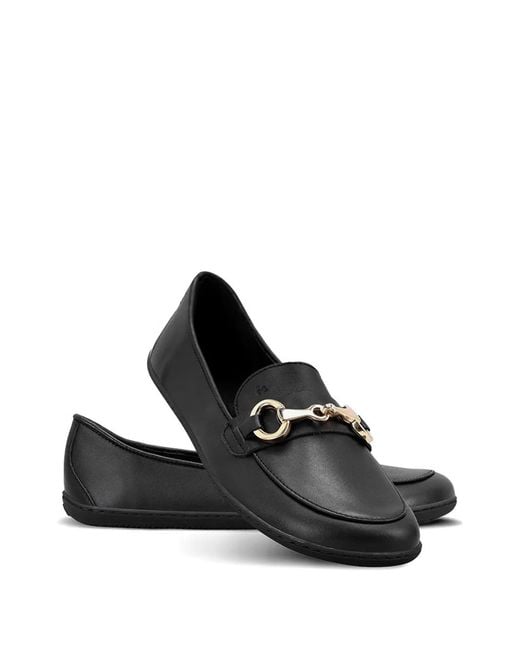 Be Lenka Black Horsebit Leather Loafers
