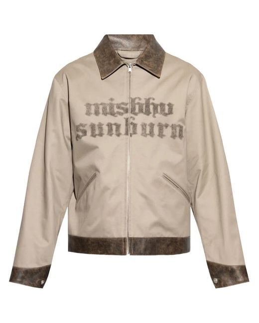 M I S B H V Natural Sunburn Work Jacket for men