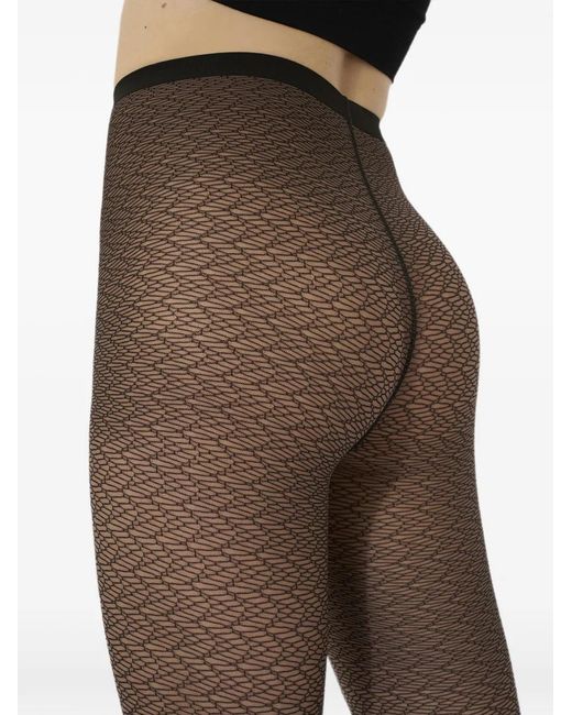 Wolford Natural Wave Geometric-Pattern Tights