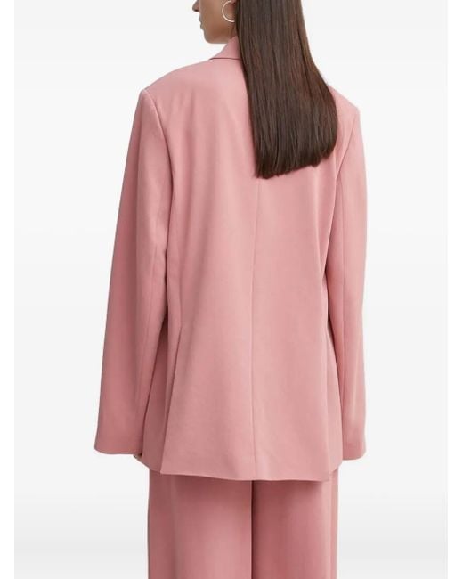 Drykorn Pink Open-Front Blazer